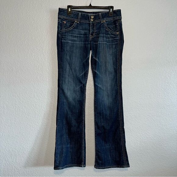 Hudson Jeans Womens Denim Stretch 5-Pocket Regular Fit Bootcut Jeans Size 32 - Picture 1 of 15